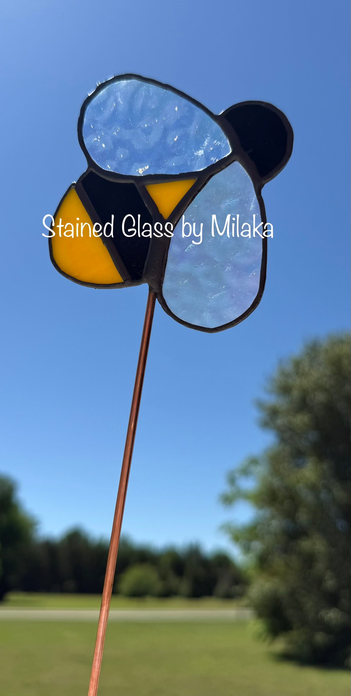 Bee planter stake