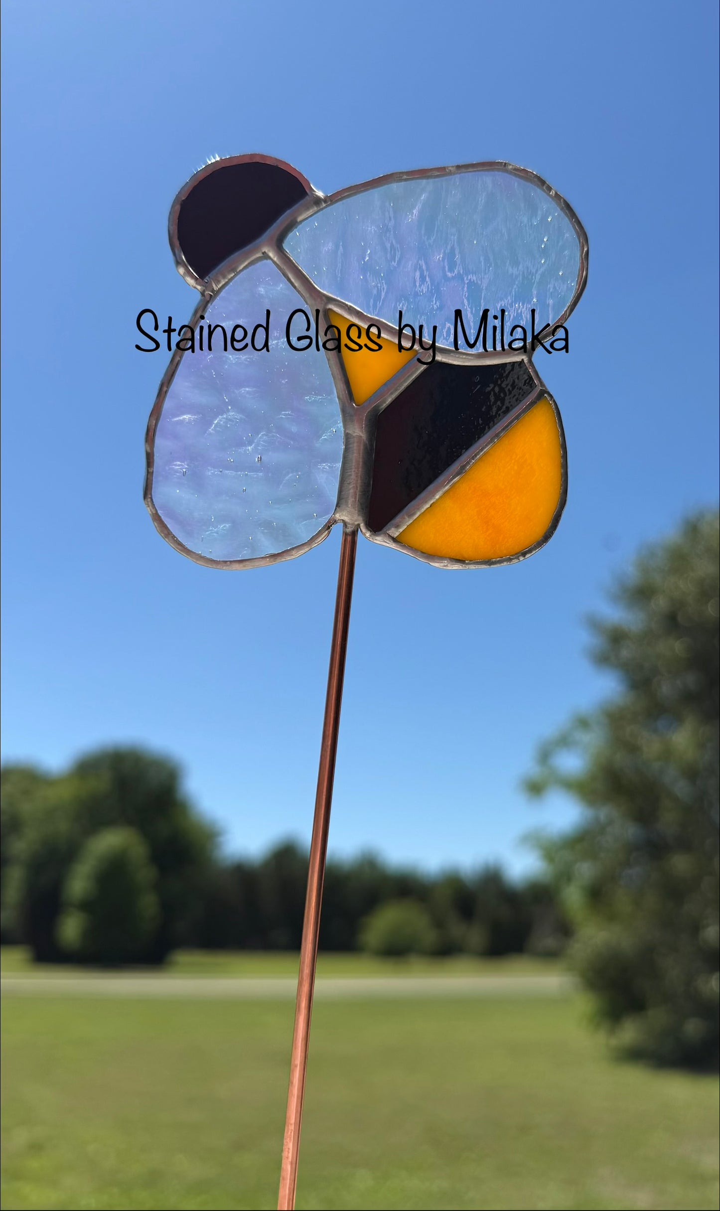 Bee planter stake