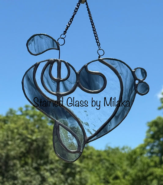 Treble/Bass Clef heart
